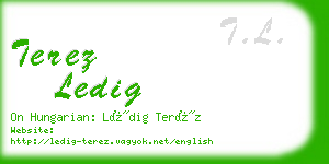 terez ledig business card